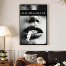 1 pièce Affiche rétro Art moderne des cigarettes, Décoration rétro d'intérieur, Art mural, Salon vintage, Décoration de cuisine, de salle de bain, cadeau d'affiche sans cadre