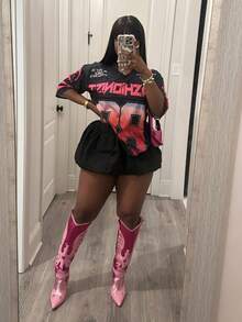 新款时尚女式纯色百搭泡泡裙，性感超迷你泡泡裙