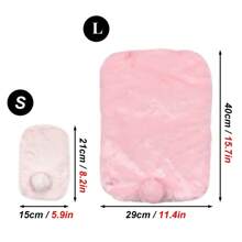 Universal Long Plush Warm Lounging Mat For Small Pets, Soft & Skin-Friendly, Suitable For Autumn/Winter, Warm Sleeping Foot Mat, Guinea Pig & Rabbit Cotton Nest
