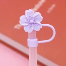 2 PCS Cute Flower Silicone Stoppers, Largestraw Dust Caps, Fit For 10mm Straws, Gift,Cup Accessories.Compatible With Stanley
