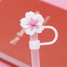 2 PCS Cute Flower Silicone Stoppers, Largestraw Dust Caps, Fit For 10mm Straws, Gift,Cup Accessories.Compatible With Stanley