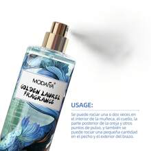 MODAIYA 奢华香水 - 金色月桂和鸢尾花的异国花香，香味柔和优雅，香味独特，香味持久，质地细腻，雾化顺畅，包装优雅，设计精美，优质 - 無色 - 查看 5