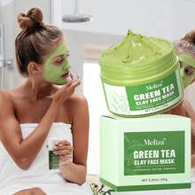 5.29 盎司绿茶抹茶芦荟泥面膜，深层清洁、保湿、放松火山泥面膜，非常适合母亲节礼物 - 綠色 - 查看 10