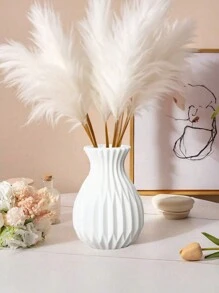 1pc Pineapple Shaped Plastic Vase, High-Quality Plastic Vase For Placing Flowers, Suitable For Home, Balcony, Modern Luxury Style, Scratch-Resistant, Water Resistant, Suitable For Fresh Flowers, Dried Flowers