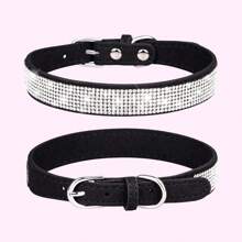 CL158 Sparkling Rhinestone Dog Collar: Durable & Wear-Resistant For Small, Medium, & Large Dogs - Multicolor - View 26
