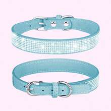CL158 Sparkling Rhinestone Dog Collar: Durable & Wear-Resistant For Small, Medium, & Large Dogs - Multicolor - View 19