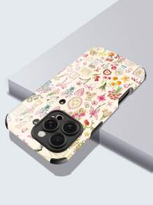 Una funda elegante para teléfono no incluye un cordón ni un soporte. 1 funda protectora para teléfono 2 en 1, de TPU suave y PC, con un bonito diseño de acuarela, compatible con 16/16Plus/16Pro/16ProMax. - Multicolor 3 - Ver 8