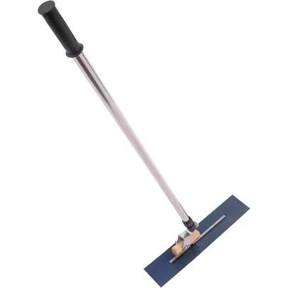 CNCEST Concrete Trowel, Concrete Trowel With Long Handle, Industrial Cement Surface Smoothing Tool, Stainless, Concrete Float With Concrete Finishing Shoes