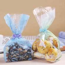50 piezas de alambre de amarre tipo mariposa de colores variados para bolsas y bolsillos de pasteles - Multicolor - Ver 5