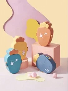 Carrot Shaped Lunch Box - Microwave Safe Bento Box To Keep Food Fresh For Students And Office Workers - Blue - View 4