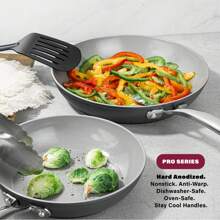 Diamond Pro Nonstick Pots And Pans 13 Piece Kitchen Cookware Set Fry Skillet Saucepan Hard Anodized Black - Apricot - View 4