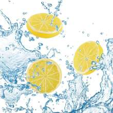 3/9/15件迷你仿真水果柠檬片，假人造塑料水果模型装饰婚礼饰品节日装饰，摄影道具，篮子展示填充水果（黄色）（绿色）（橙色）礼物生日毕业，假植物