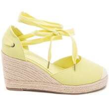 系带坡跟编织鞋，编织鞋头和绳索鞋跟，波西米亚风格 - yellow3303 - 查看 2