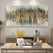 1 Pc Canvas Painting,Large Retro Cuadros Painting Canvas Posters, Thanksgiving Canvas Wall Art, Art Wall Paintings, Bedrooms, Offices, Living Rooms, Cafes, Bars, Wall Decorations, Home And Dormitory Decorations , Wooden Framed Art,High Quality ,Thickness 2. 25cm/1inch Wall Art Prints Poster Direct Hanging Decor For Home Gifts,Living Room, Bathroom, Bedroom, Kitchen,Bar,Office - 灰色 - 查看 5