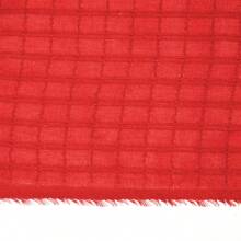 Premium 100% Cotton Large Handmade Blanket For Sofa Sofa Protector Cover - 紅色 - 查看 3