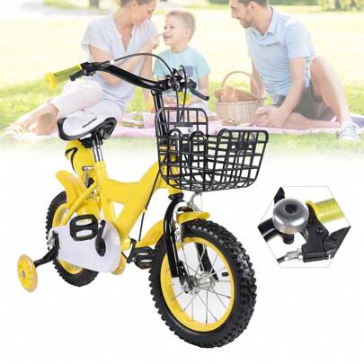 WUPYI 12"Bike Children Bicycle Outdoor Bicycle For Boys And Girls 3-6 Years Old