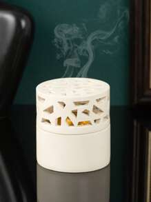 1pc Resin Incense Burner, Arabian Style Bakhoor Incense Holder, Rama Decorative Incense Burner, Home Decor, Room Decor, Party & Festival Decoration Gifts Birthday Graduation - Bronze - View 15