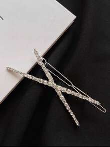 1pc Elegant Round Zinc Alloy Snap Hair Clip Hair Clips Claw Clips Hair Barrettes