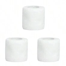 3pcs Set Self-Adhesive Elastic Bandages, Cohesive Non-Woven Sports Tape, Breathable & Stretchable Support, Suitable For All Ages, Non-Woven Fabric, Ideal For Running, Basketball, Soccer, Gym Workout - For Athletes Gym Accessories Sales Sports Tape