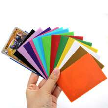 100Counts Card Sleeves For Trading Cards, Soft Baseball Card Sleeve, Sturdy Trading Cards Sleeves, Plastic Card Protector For Standard Cards Fit For MTG, Football Card Sports Cards, 10 Colors - White - View 4