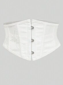 Women's Waist Trainer Corset Belt With Back Lace-Up, New Year Party, Valentine's Day, Holiday Tops, St. Patrick's Day Outfit, Halloween Costume - Multicolor - View 22