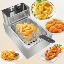 Commercial Electric Deep Fryer 6L SingleTank Commercial XL Fry Basket 2500W