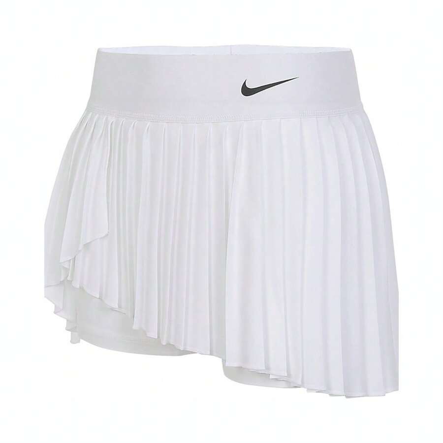 Nike 女士 AS W NKCT DF ADVTG 半身裙 PLTD 梭织百褶裙 DR6850-100 - 白色 - 查看 1