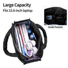 Bolso de tela acolchado ultraligero y de alta capacidad