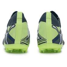 Tacos de fútbol/fútbol para hombres FUTURE 7 MATCH MG - Gris espacial-blanco-verde verde manzana - Ver 3