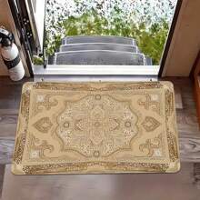 1/2 件厨房地毯套装 - 金色波西米亚设计，防滑、易清洁、可机洗的涤纶地毯，非常适合床边、卧室入口、阳台装饰、家居装饰、家居礼物 - 彩色 - 查看 8