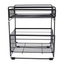 Under Kitchen Sink Shelf Storage Bathroom Cupboard Rack Cabinet Organiser Holder - 1 - View 8