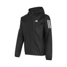 Adidas 2024 男士 OTR B JKT 夹克 编织连帽外套 IN1483 - 黑色 - 查看 1