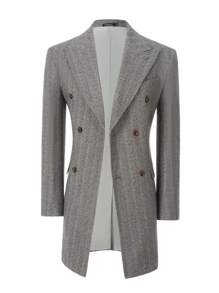 男士正装商务黑白风衣，双排扣，防风，保暖，休闲，简约，修身，时尚，派对，旅行，燕尾服，婚礼