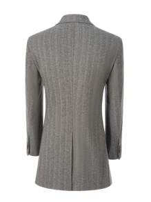 男士正装商务黑白风衣，双排扣，防风，保暖，休闲，简约，修身，时尚，派对，旅行，燕尾服，婚礼