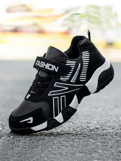 1 par låga löparskor i PU-läder för tonåringar, lätta, avslappnade sneakers för tonåringar, lämpliga för vår, sommar, höst, vinter