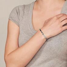 Fossil Women's Bracelet In Stainless Steel With Glitter - Silver - View 4