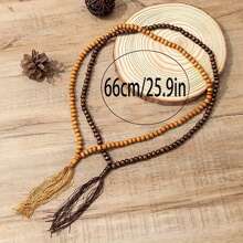 1/2pcs Spring Islamic Prayer Beads 22pcs/99pcs Rosary Tasbih Misbaha For Men Ramadan Supplies - Multicolor - View 5