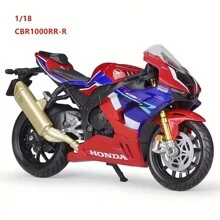Maisto 1:18 CBR1000RR-R Fireblade SP : Modèle de moto miniature en méoulé, jouet de collection idéal comme cadeau de Noël, Halloween, Thanksgiving