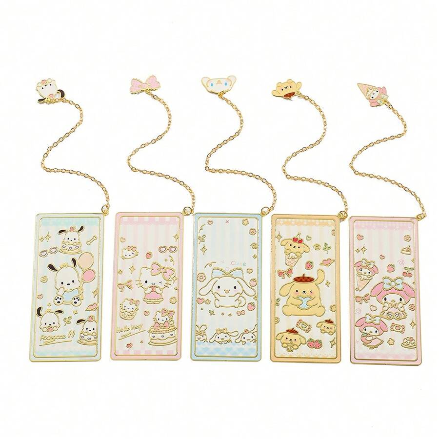 Sanrio Officially Licensed Cute Metal Bookmarks - Ideal Gift For Readers And Cartoon Fans ...