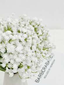 9Pcs Pack Of Artificial Baby's Breath, Exquisite And Realistic Baby's Breath Artificial Flowers, Artificial Flowers, Artificial Baby's Breath, Can Be Used For Home Decoration, Wedding Decoration, Bride's Bouquet, And Other Artificial Flowers To Match Flowers. Valentines