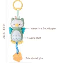 Plush Baby Toy With Portable Hanging Ring Chimes Toy - Baby Stroller Chimes Plush Rattle Doll, Suitable For Car Seat, Random Color Accessories - Multicolor - View 8