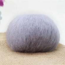 Bolsa de fios variegados de 6 fios - Mudança gradual de cor e mistura de renda de 50% acrílico, 30% alpaca, 20% angorá para tricô e crochê faça você mesmo, suéteres, xales e jaquetas da moda outono e inverno
