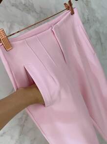 Sullyn_modas High Waist Pants - Rosa Pálido - Ver 5