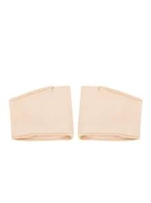 1 par de Protectores de talón y antepié de silicona de grosor para accesorios de calzado unisex - Albaricoque - Ver 5