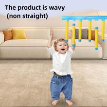 1 件手眼协调训练玩具 - 提高反应速度的教育游戏，带抓棒的室内运动专注玩具，耐用塑料，可调节坠落速度，适合技能培养、派对活动、生日/圣诞节/新年礼物，黄色/蓝色