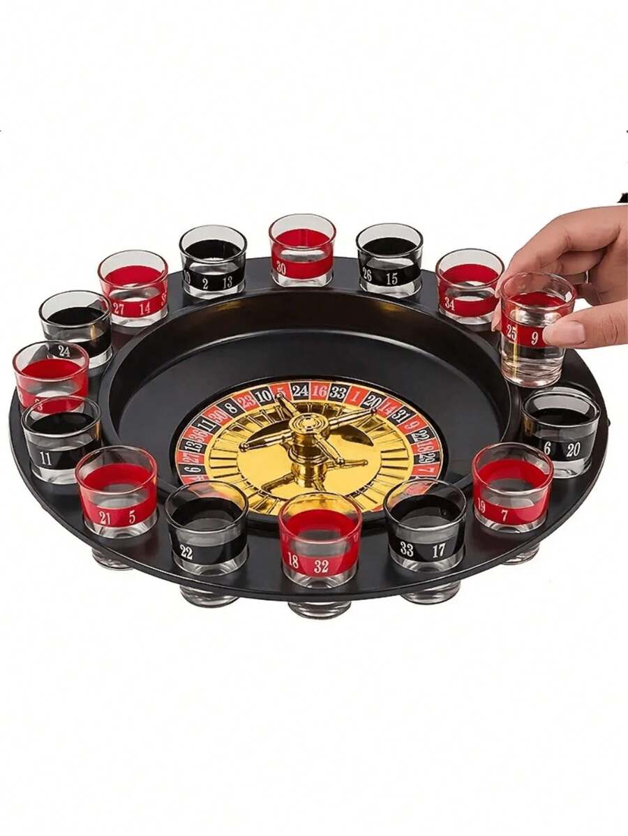 Spin Roulette Game Set, Party Games Spin Wheel, Fun Entertaining Toys To Liven Up The Atmosphere - Multicolor - View 1
