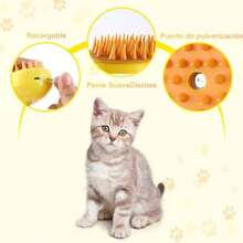 3 In 1 Depilación Cepillo De Vapor Para Gato/perro Mascota