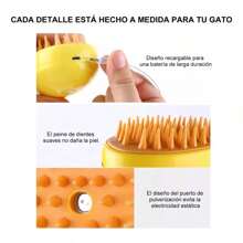 3 In 1 Depilación Cepillo De Vapor Para Gato/perro Mascota