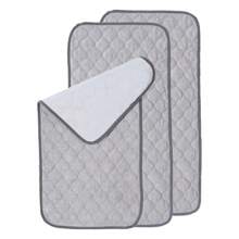 3 Packs Washable Baby Changing Mats, Waterproof Liner Soft Reusable Diaper Liners, Portable Travel Changing Pads For Newborn Boys & Girls, 35*65cm - Multicolor - View 1
