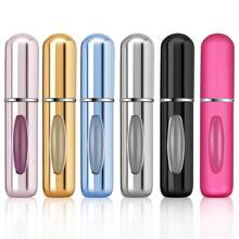 6 Packungen nachfüllbarer Parfümflasche Reisegröße Mini Zerstäuber Nachfüllbare Flasche für Herren Damen Aluminiumlegierung Wiederaufladbarer Taschenspender Kölner Zerstäuber 5ml
